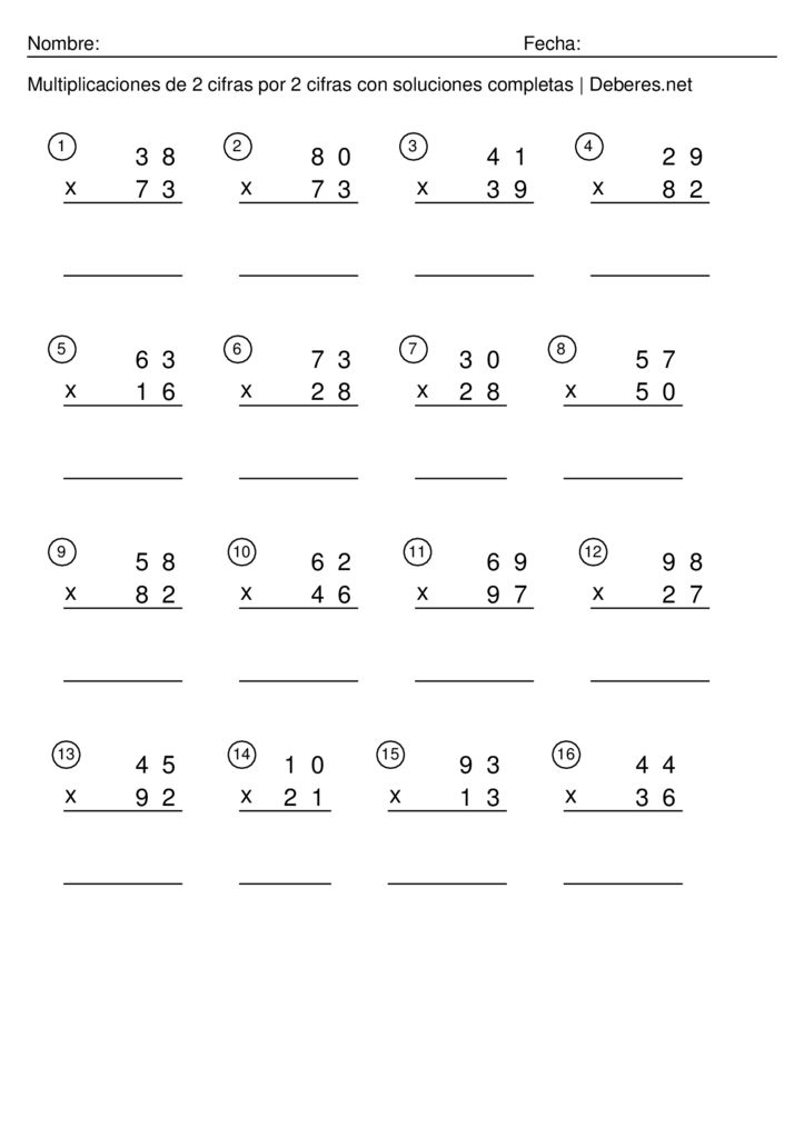 multiplicaciones-de-2-cifras-con-soluciones-completas-ficha-3